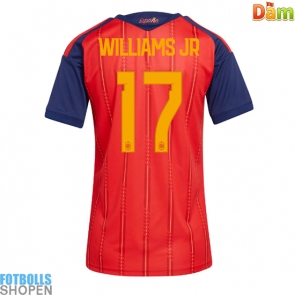 Billiga Spanien Nico Williams #17 Hemmatröja Dam VM 2026 Kortärmad